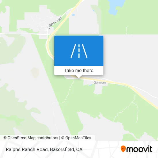 Ralphs Ranch Road map