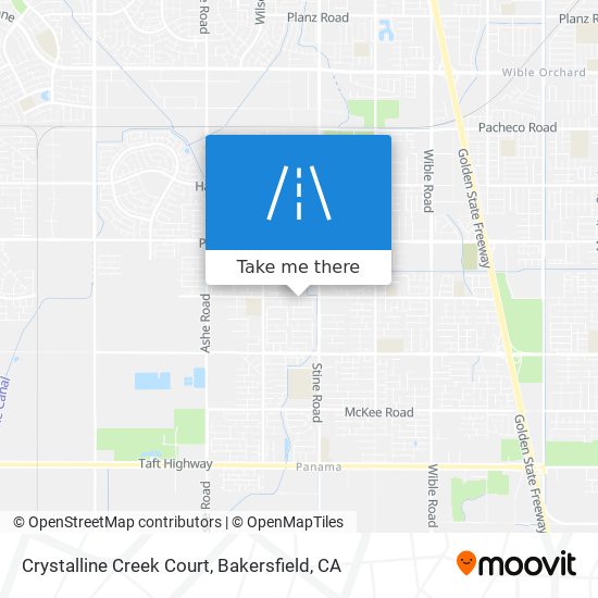 Crystalline Creek Court map