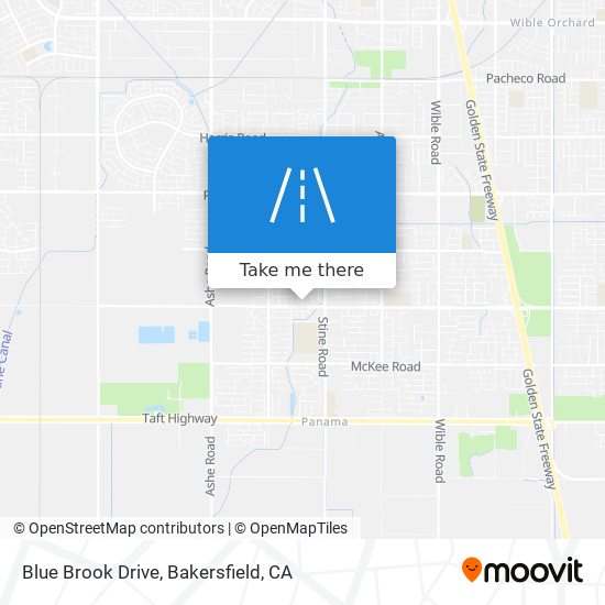 Blue Brook Drive map