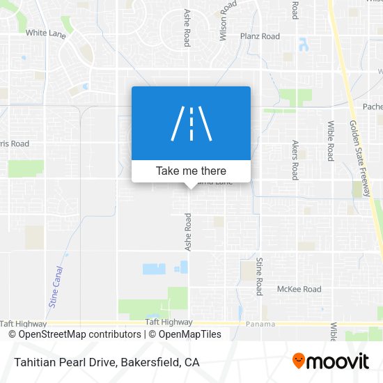 Tahitian Pearl Drive map