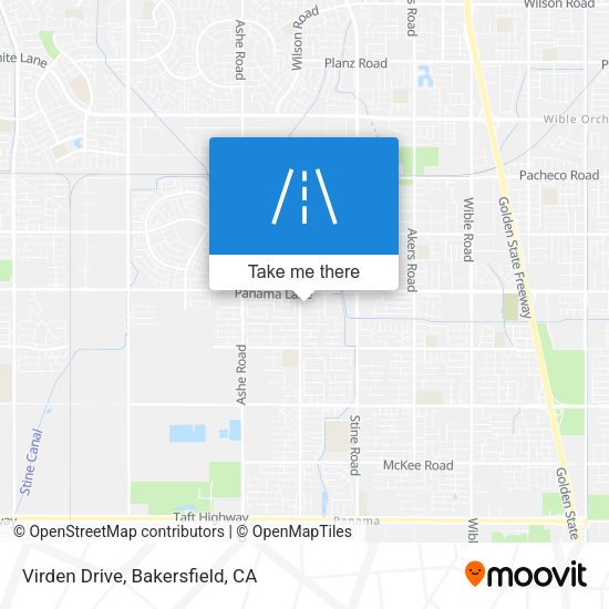 Virden Drive map