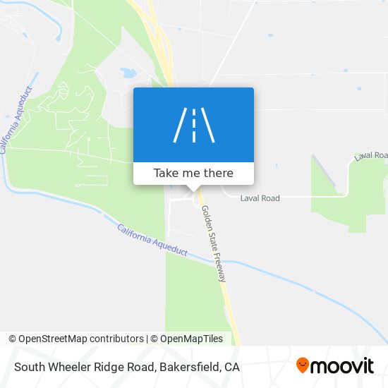 South Wheeler Ridge Road map