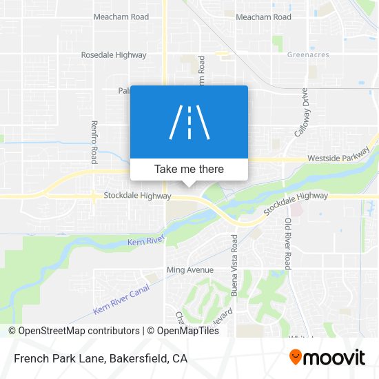 French Park Lane map