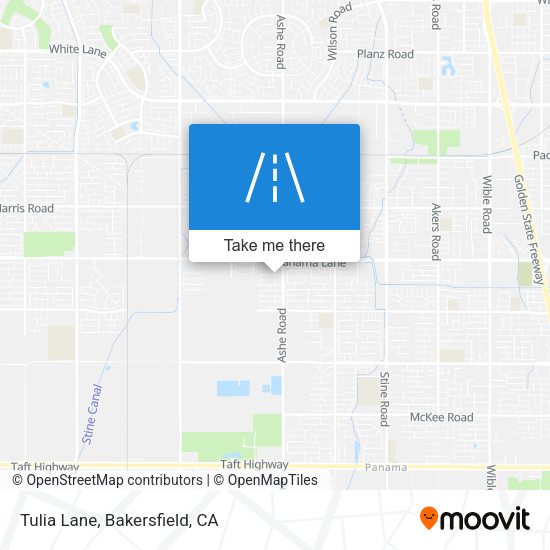 Mapa de Tulia Lane