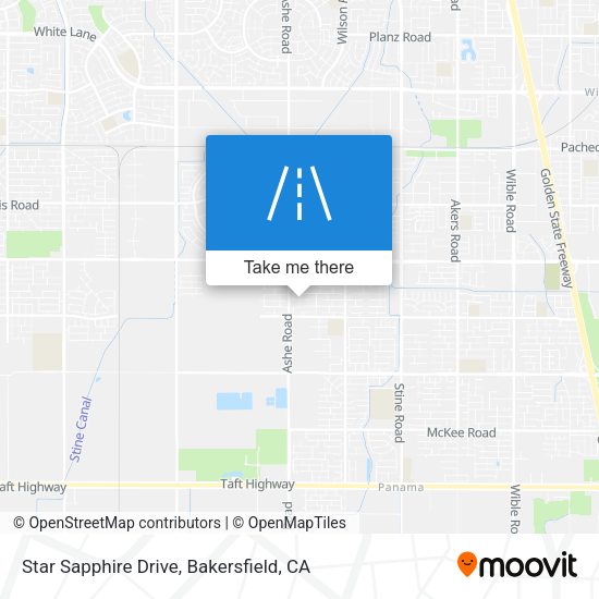 Star Sapphire Drive map