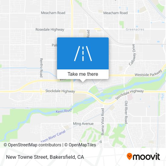 Mapa de New Towne Street