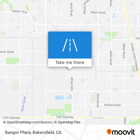 Bangor Place map