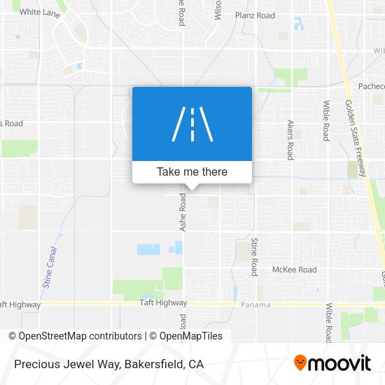 Precious Jewel Way map