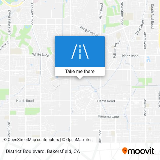 District Boulevard map