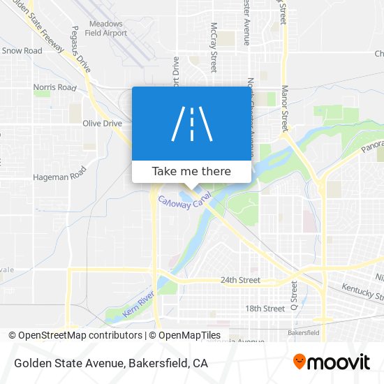 Golden State Avenue map