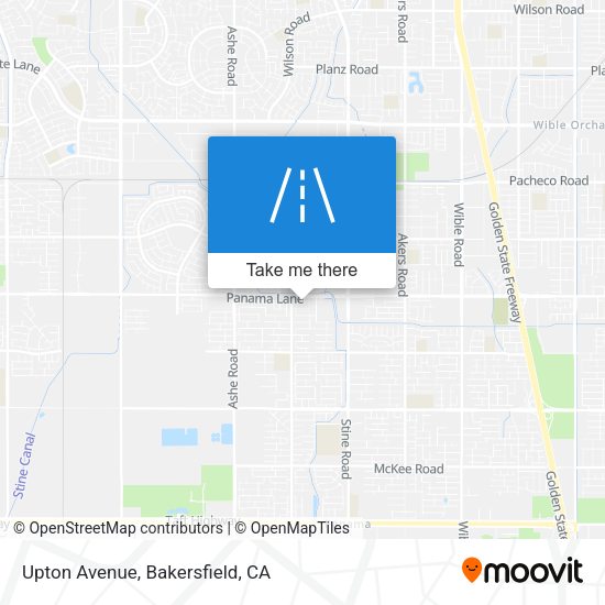 Upton Avenue map