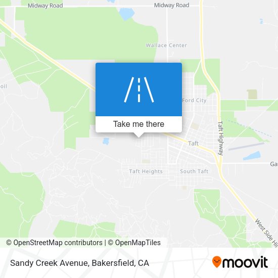 Mapa de Sandy Creek Avenue
