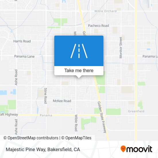 Majestic Pine Way map