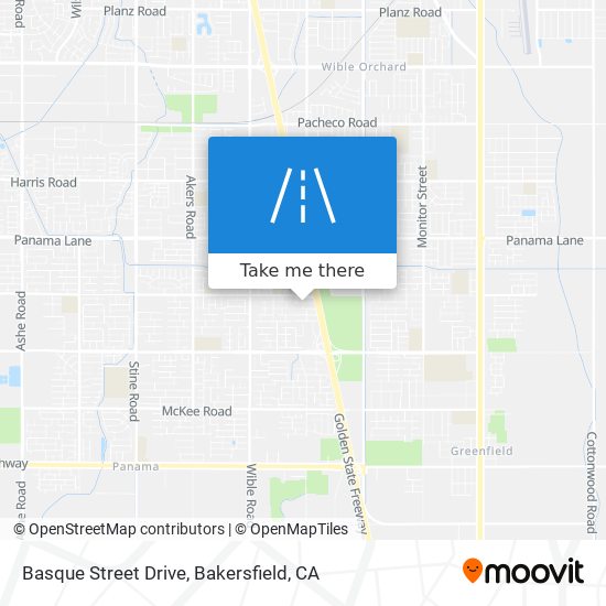 Basque Street Drive map