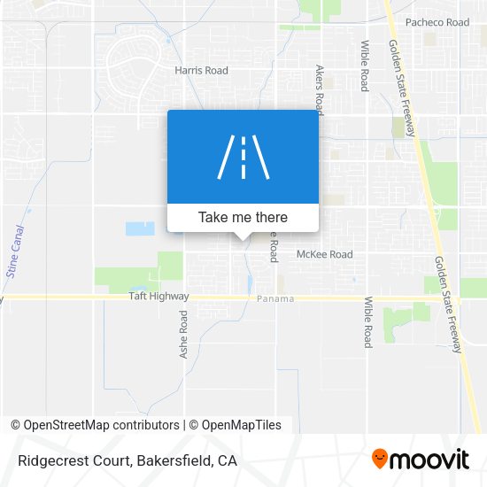 Ridgecrest Court map