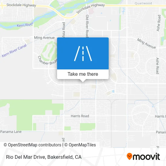 Rio Del Mar Drive map