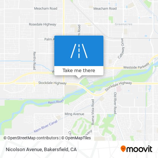 Nicolson Avenue map