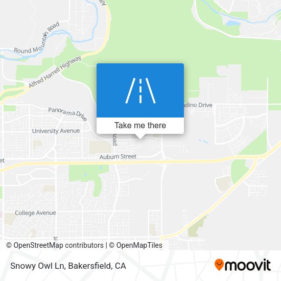 Snowy Owl Ln map