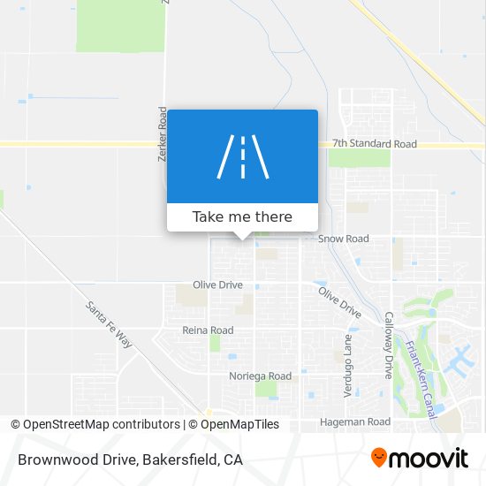 Brownwood Drive map