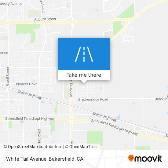 White Tail Avenue map