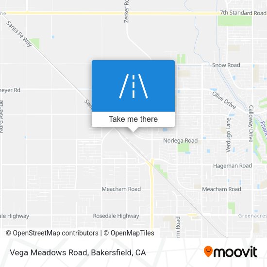 Vega Meadows Road map