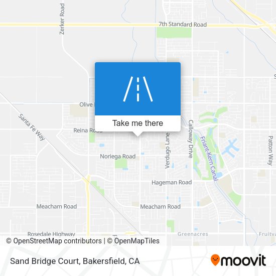 Mapa de Sand Bridge Court