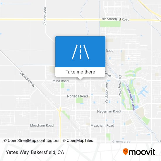 Mapa de Yates Way