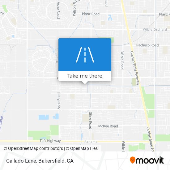 Callado Lane map