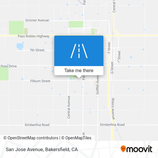 San Jose Avenue map