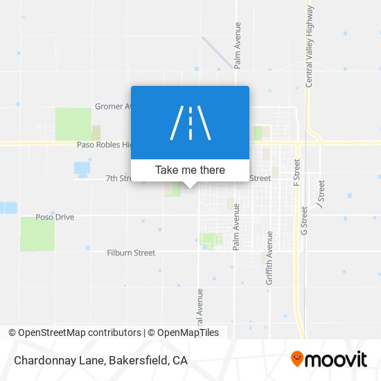 Mapa de Chardonnay Lane