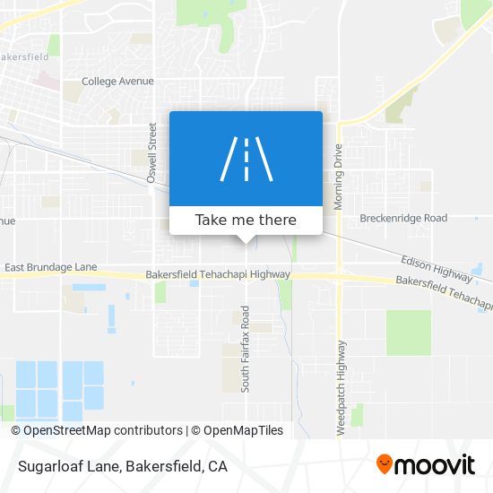 Mapa de Sugarloaf Lane