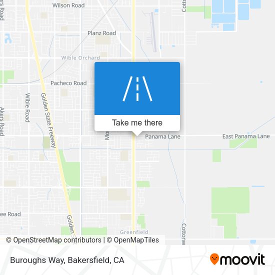 Mapa de Buroughs Way