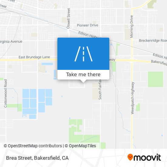 Brea Street map