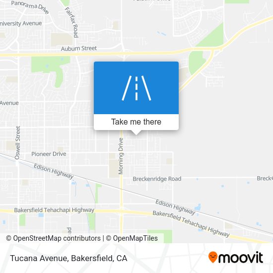 Tucana Avenue map