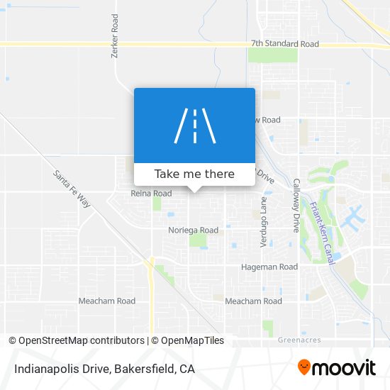 Indianapolis Drive map