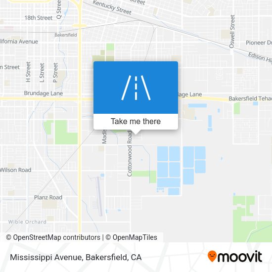 Mapa de Mississippi Avenue