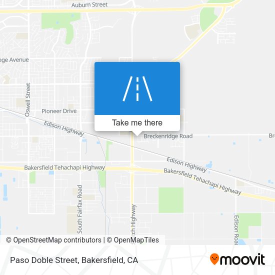 Paso Doble Street map