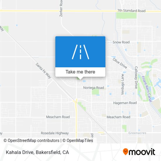 Kahala Drive map