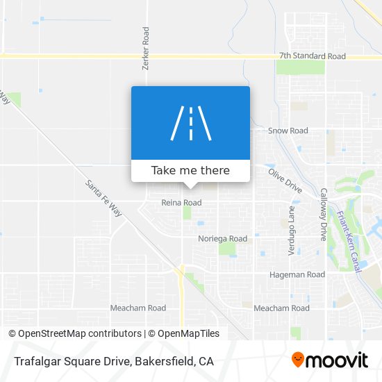 Trafalgar Square Drive map