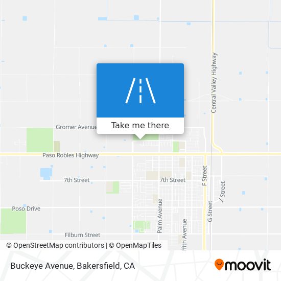 Buckeye Avenue map