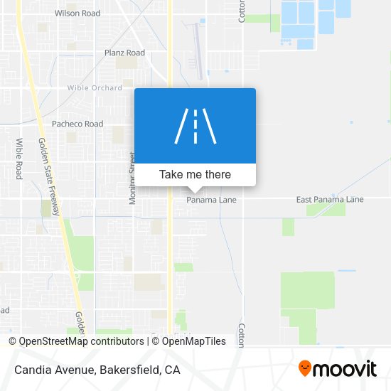 Mapa de Candia Avenue