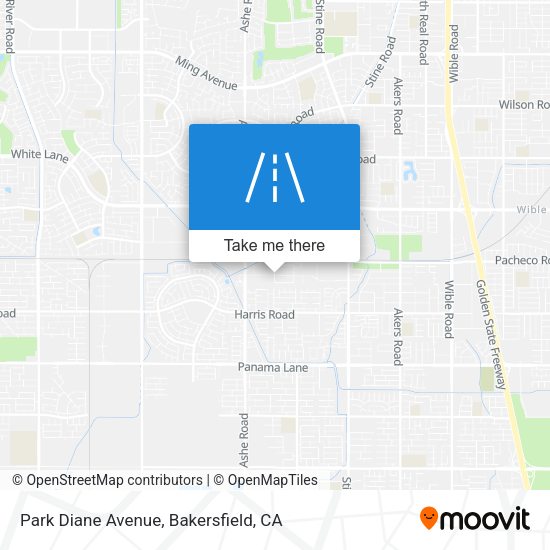 Park Diane Avenue map