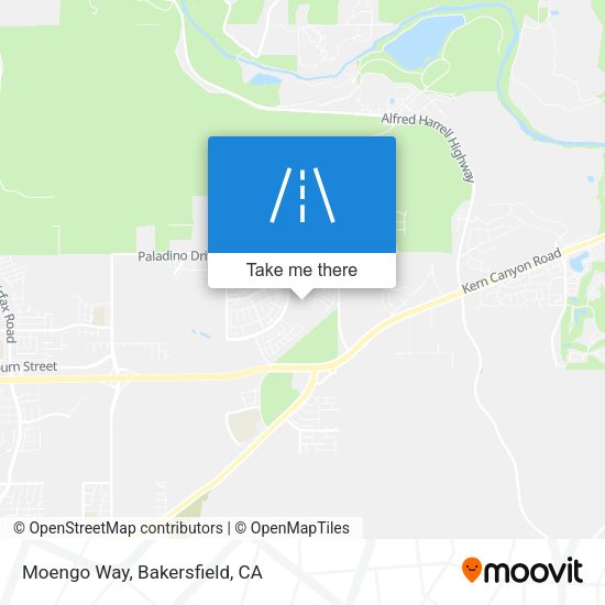 Moengo Way map