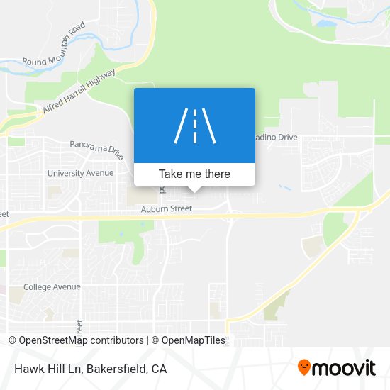 Hawk Hill Ln map