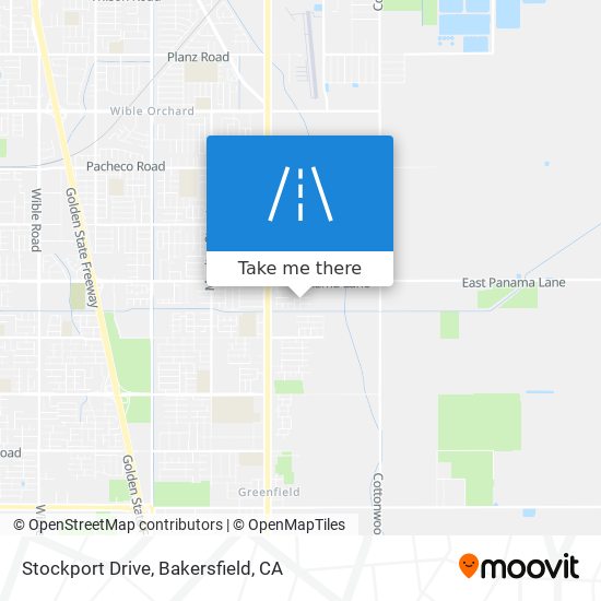 Mapa de Stockport Drive