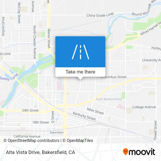 Alta Vista Drive map