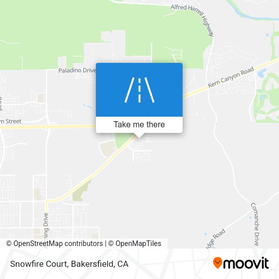 Snowfire Court map