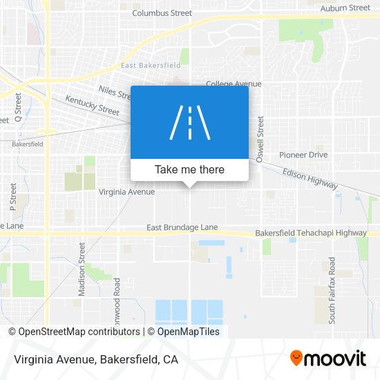 Virginia Avenue map