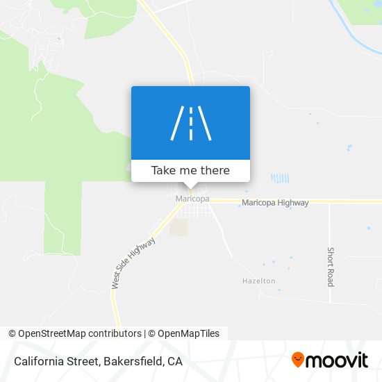 California Street map