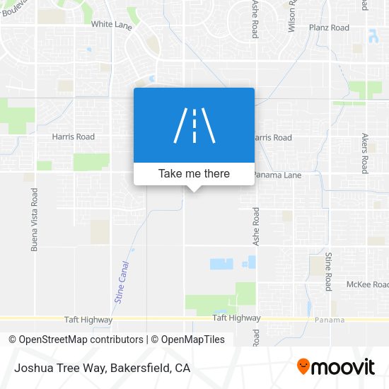 Joshua Tree Way map